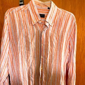 Bagariny Mens Linen Shirt.